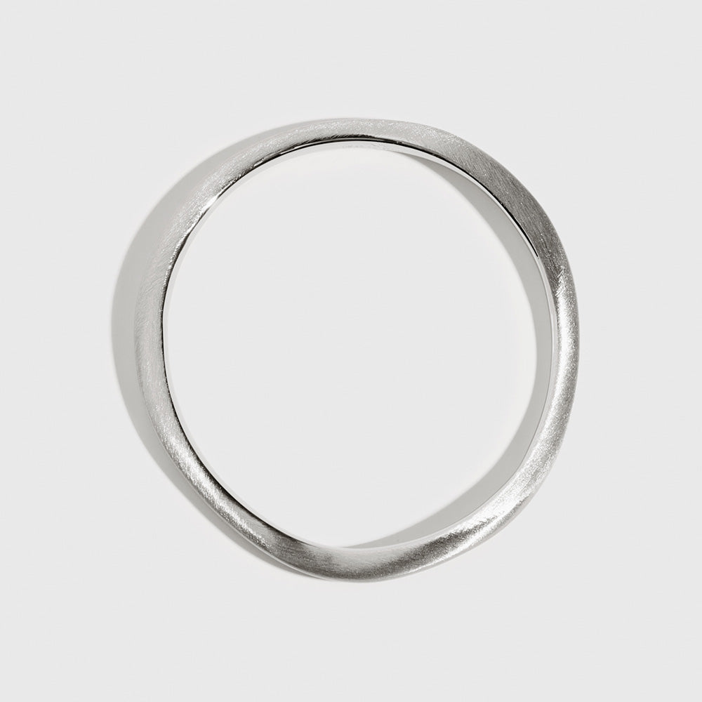 Le Duo Bangle Bracelets - Silver